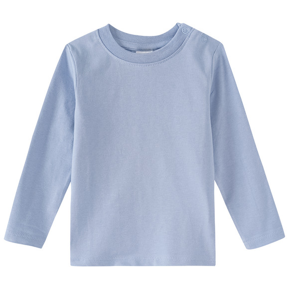3 Baby Langarmshirts in Unifarben