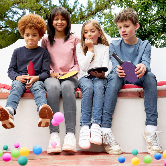 3 Mädchen Langarmshirts in Unifarben