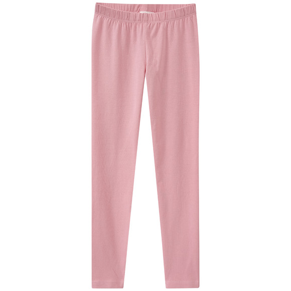 2 Mädchen Leggings mit Bio-Baumwolle