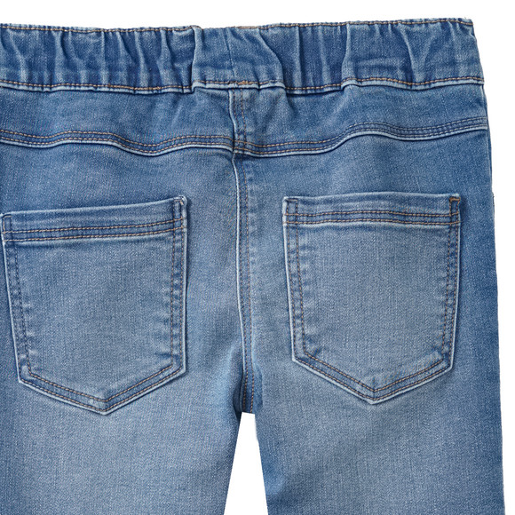 2 Mädchen Jeggings mit Stretch-Bund
