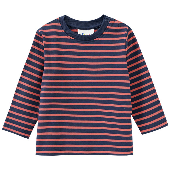 3 Baby Langarmshirts im Basic-Look