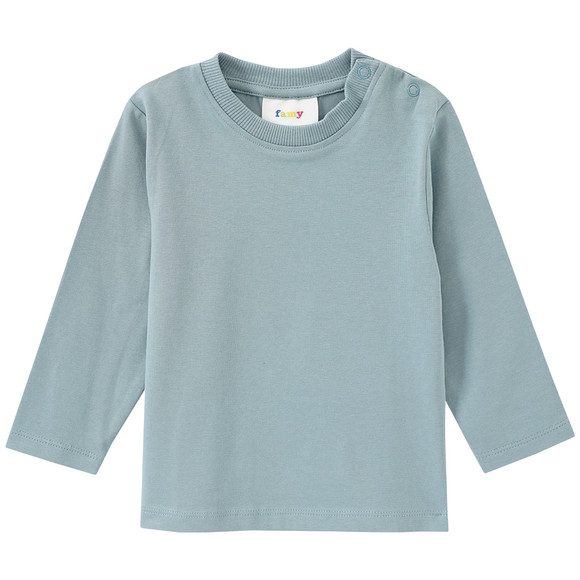 3 Baby Langarmshirts im Basic-Look