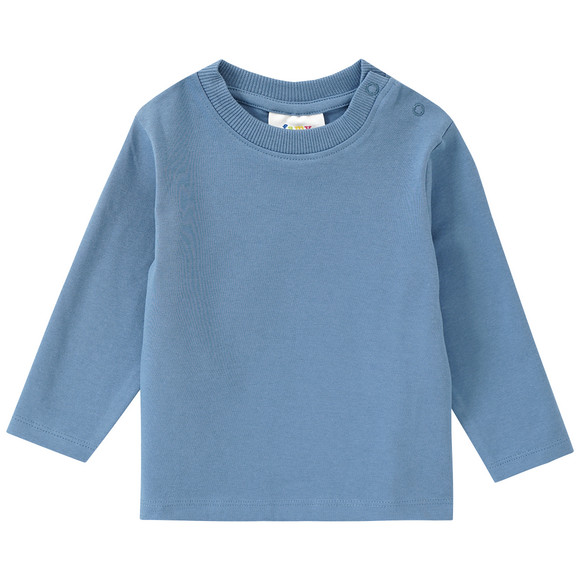 3 Baby Langarmshirts im Basic-Look