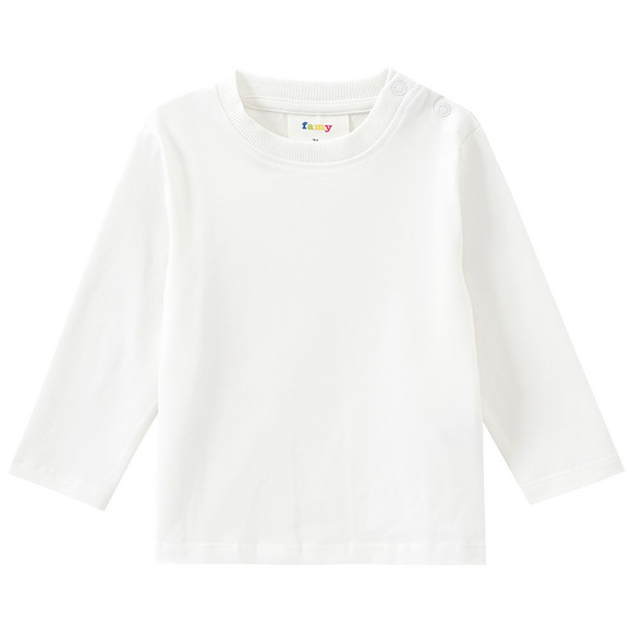 3 Baby Langarmshirts im Basic-Look