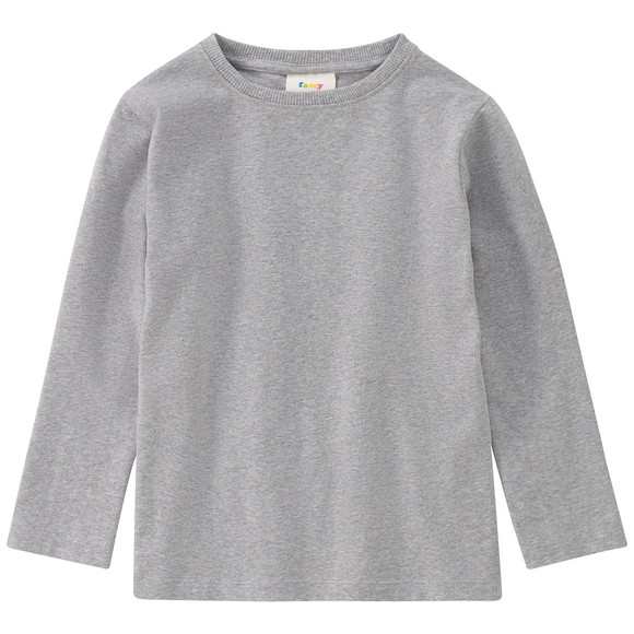 3 Jungen Langarmshirts im Basic-Look