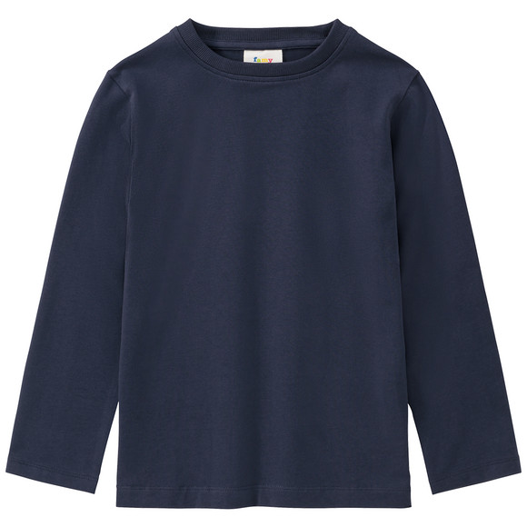 3 Jungen Langarmshirts im Basic-Look