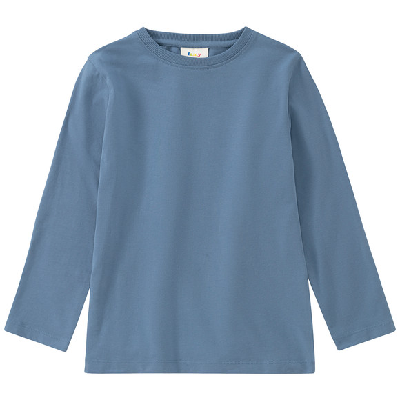 3 Jungen Langarmshirts im Basic-Look