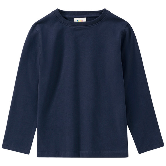 3 Jungen Langarmshirts im Basic-Look