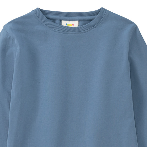 3 Jungen Langarmshirts im Basic-Look