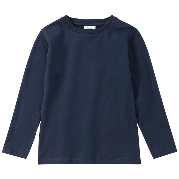 3 basic shirts met lange mouwen voor jongens