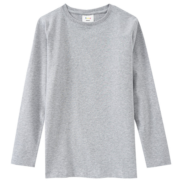 3 Jungen Langarmshirts im Basic-Look