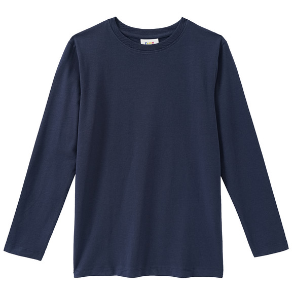 3 Jungen Langarmshirts im Basic-Look