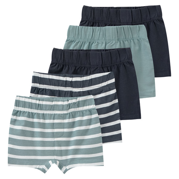 5 Baby Boxer mit Bio-Baumwolle