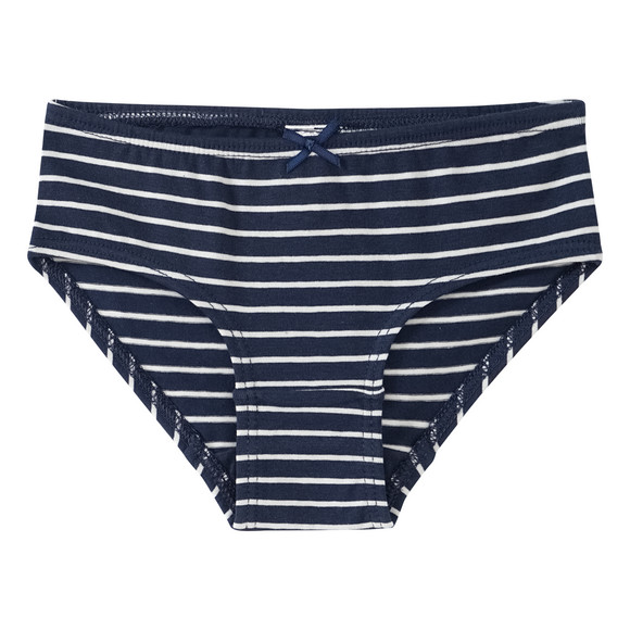 5 Mädchen Slips mit Bio-Baumwolle