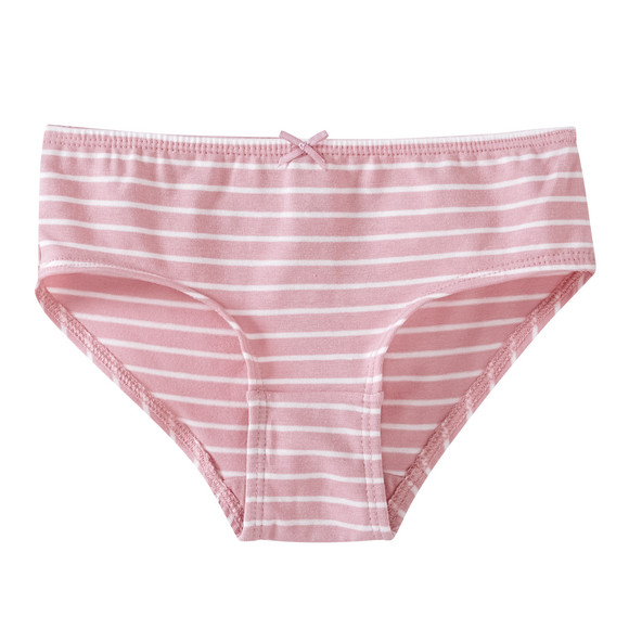 5 Mädchen Slips mit Bio-Baumwolle