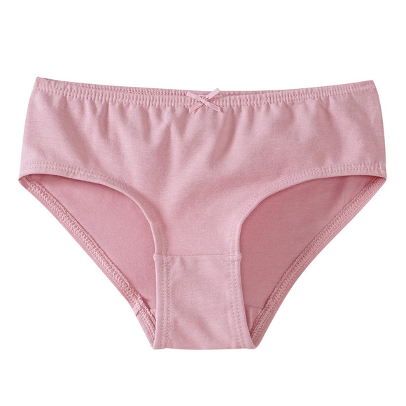 5 Mädchen Slips mit Bio-Baumwolle