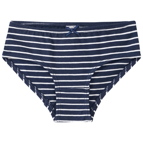 5 Mädchen Slips mit Bio-Baumwolle