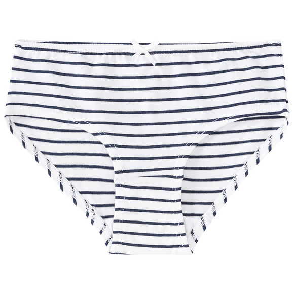 5 Mädchen Slips mit Bio-Baumwolle