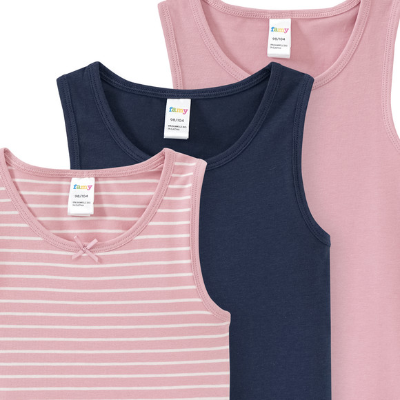 3 Meisjes vesten met biologisch katoen