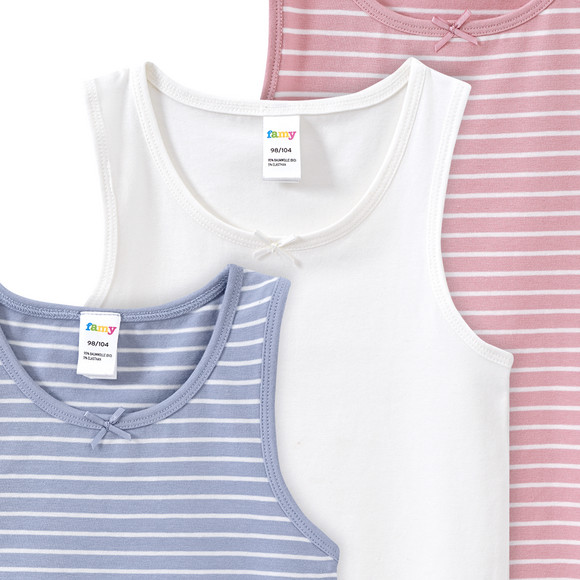 3 Meisjes vesten met biologisch katoen