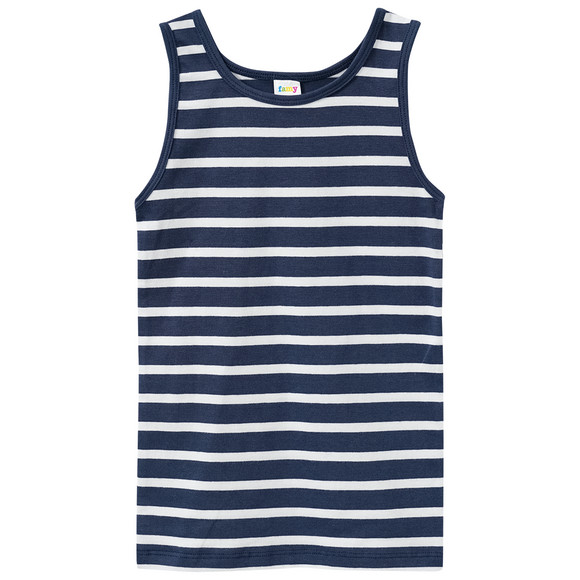 3 jongens onderhemden met biologisch katoen