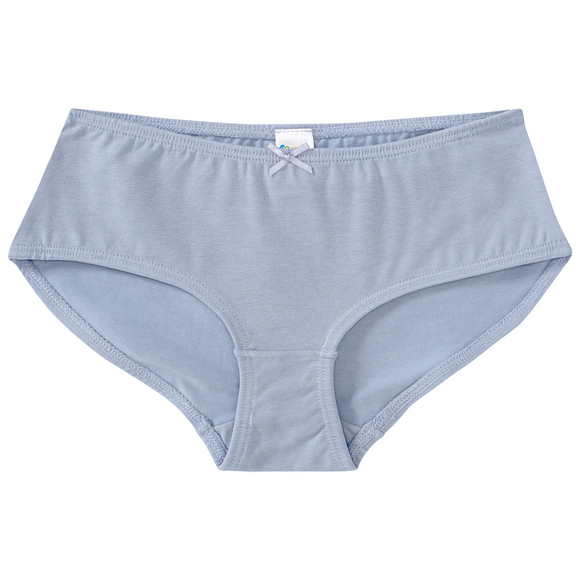 5 meisjesslips met biologisch katoen