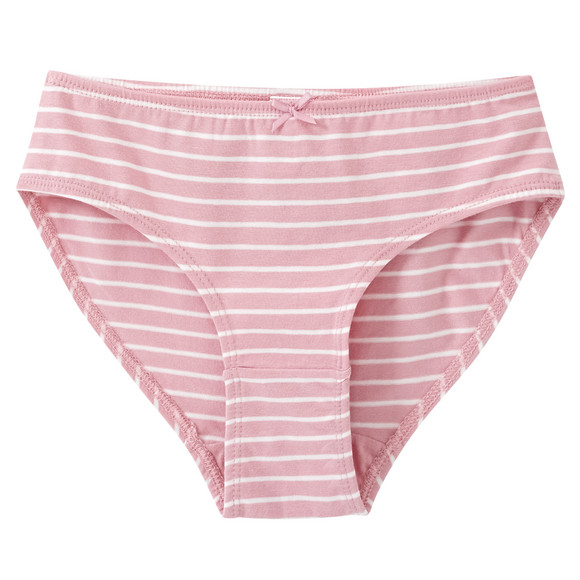 5 Mädchen Slips mit Bio-Baumwolle