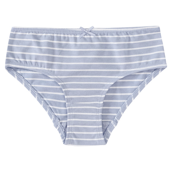 5 Mädchen Slips mit Bio-Baumwolle