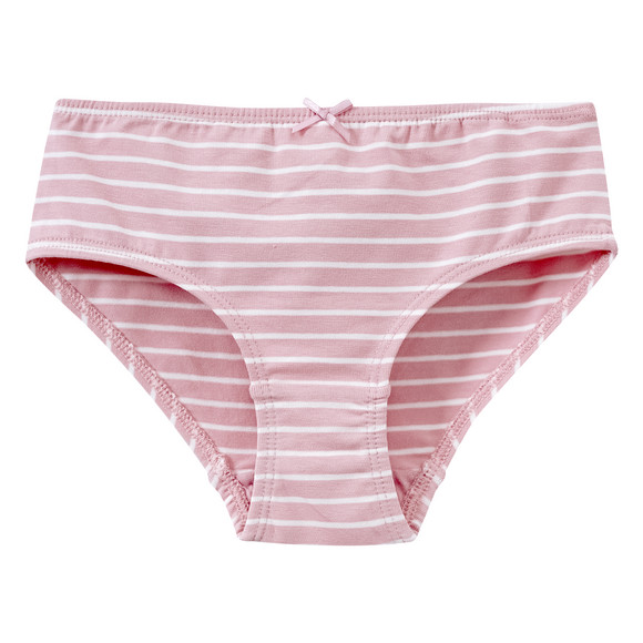 5 Mädchen Slips mit Bio-Baumwolle