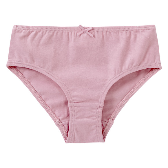 5 Mädchen Slips mit Bio-Baumwolle