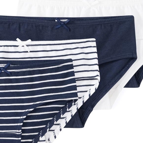 5 Mädchen Slips mit Bio-Baumwolle