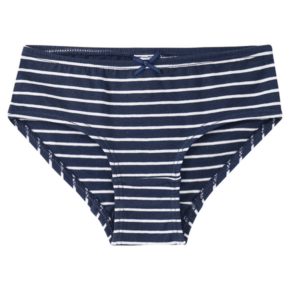 5 Mädchen Slips mit Bio-Baumwolle