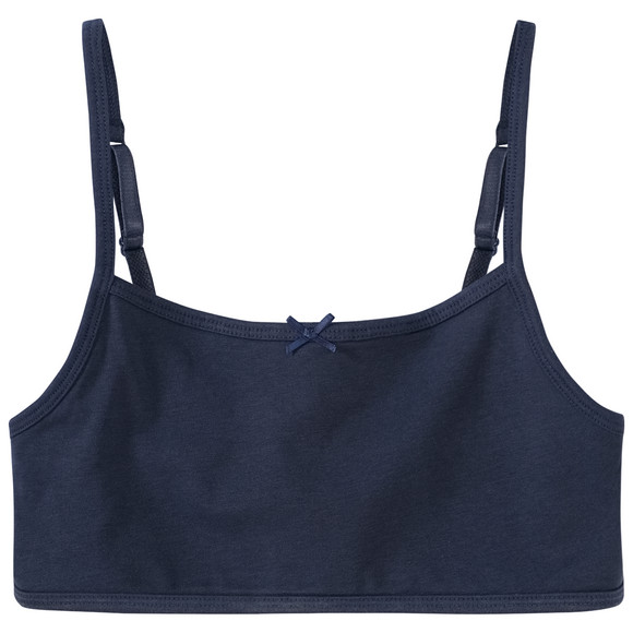 3 Mädchen Bustiers mit Bio-Baumwolle