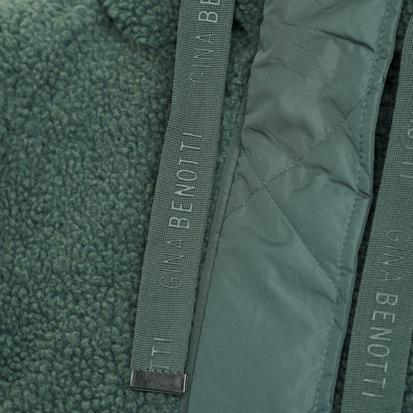 Damen Steppweste mit Teddyplüsch