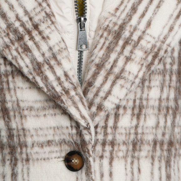 Damesjas met gewatteerde inzet