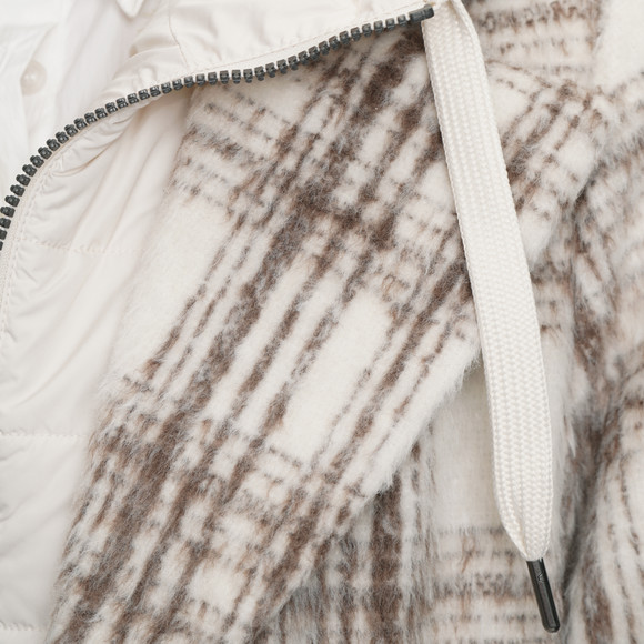 Damesjas met gewatteerde inzet