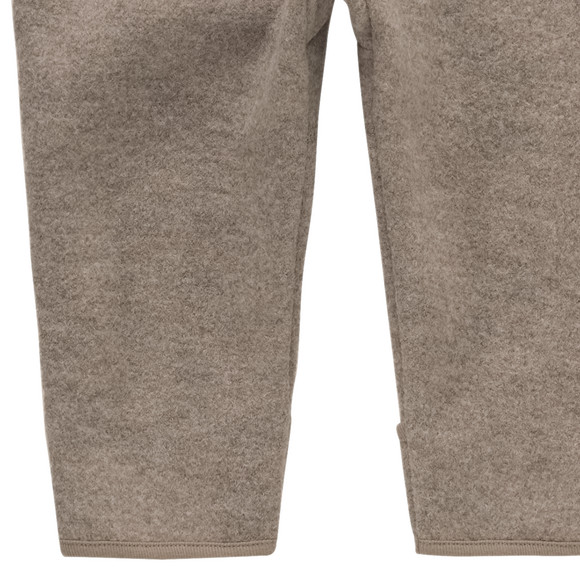 Baby wollen salopette met omgeslagen boorden