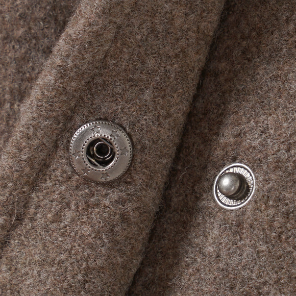 Baby Wollwalk-Jacke mit Kapuze