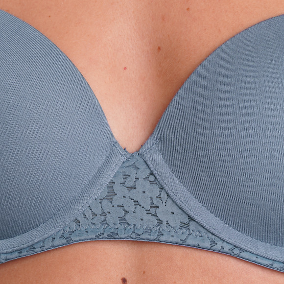 2 Damen Bügel-BHs mit floraler Spitze