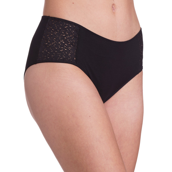 2 damesslips met bloemenkant