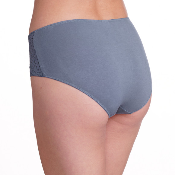2 Damen Pantys mit floraler Spitze