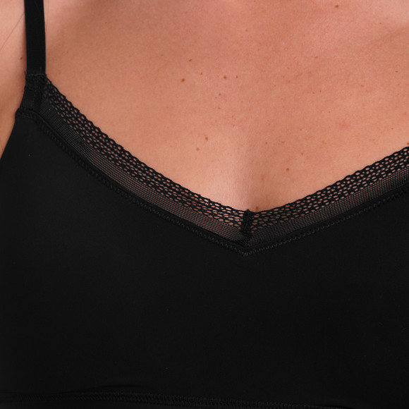 Damen Seamless-Bustier mit Spitze