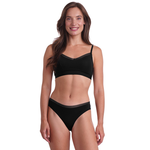 2 Damen Seamless-Slips mit Spitze