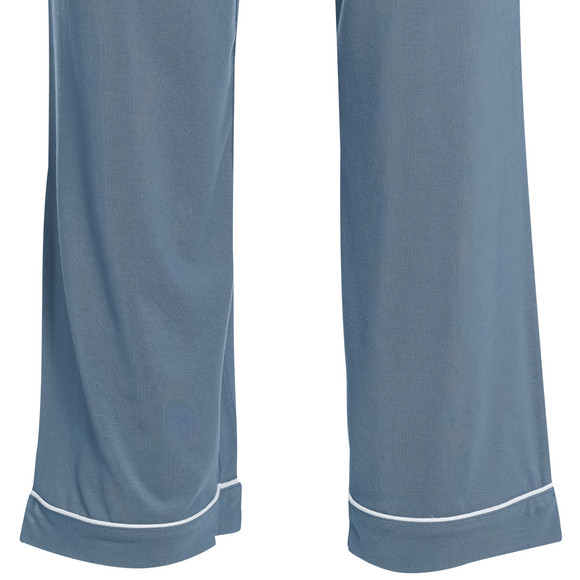 Damen Schlafanzug mit Kontrastnaht