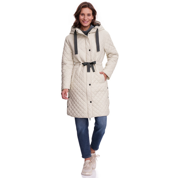 Damesjas met ruitpatroon