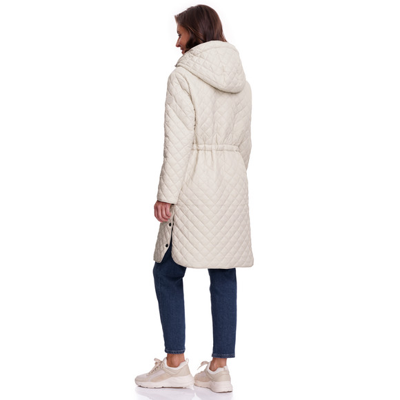 Damesjas met ruitpatroon