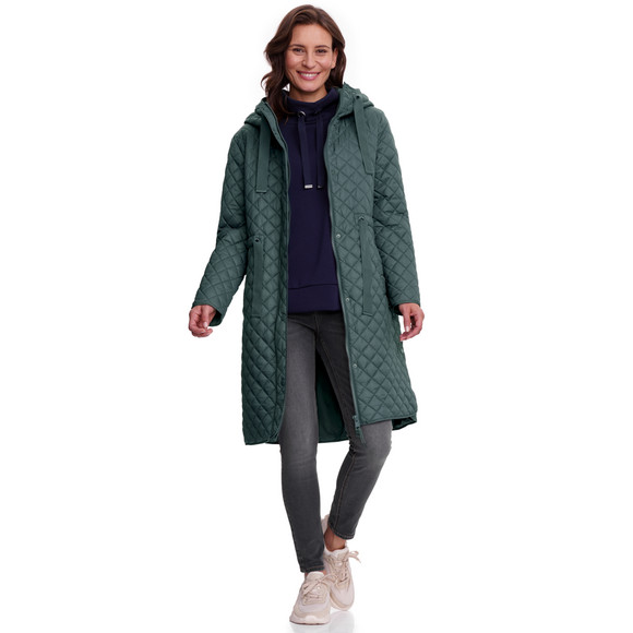 Damesjas met ruitpatroon