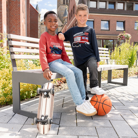 Jongens longsleeve met omkeerbare pailletten