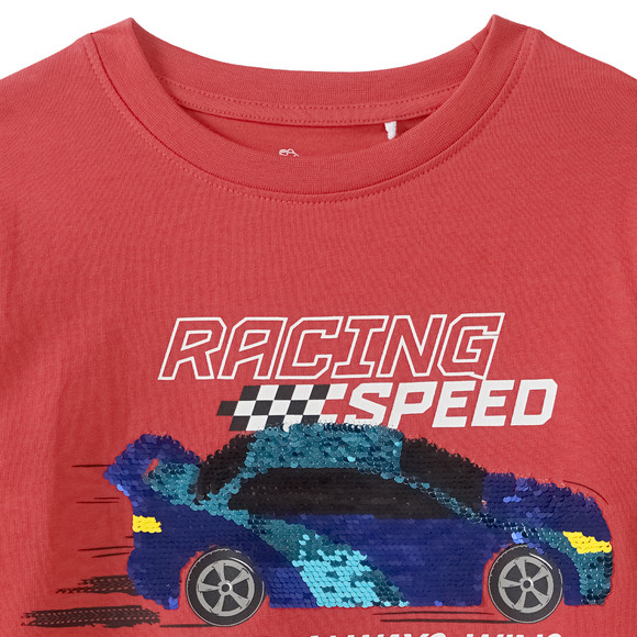 Jongens longsleeve met omkeerbare pailletten