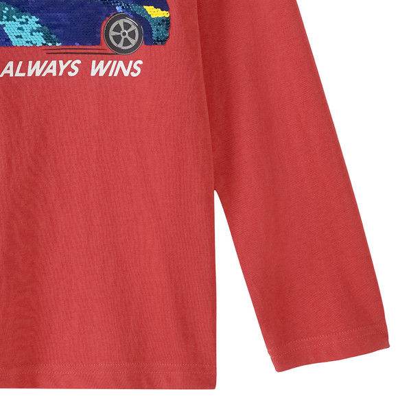 Jongens longsleeve met omkeerbare pailletten